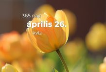 Április 26. Kvíz - április 26.