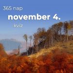 November 4. Kvíz - november 4.