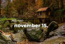 November 15. Kvíz - november 15.